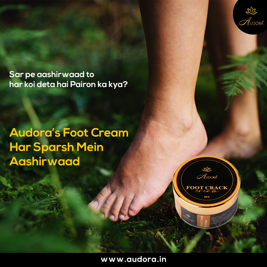 Audora s FootCrack Cream The best organic foot cream for cracked hee Audora.in