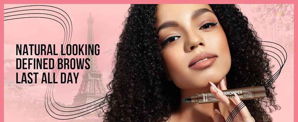 4-Tip Eyebrow Contouring Pen – Dark Brown