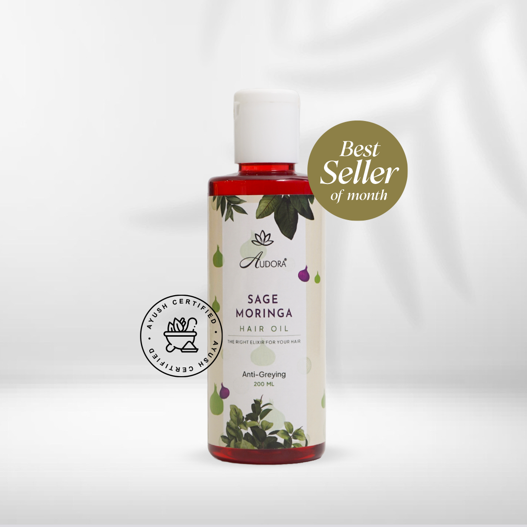 Sage Moringa Grey/White Hair Reversal Oil (100ml)