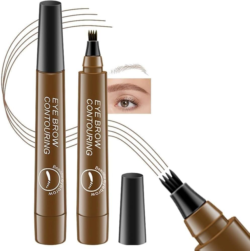 4-Tip Eyebrow Contouring Pen – Dark Brown